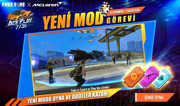 Free Fire’ın McLaren İş Birliği Etkinliği’nin Son Turuna Hazırlanın